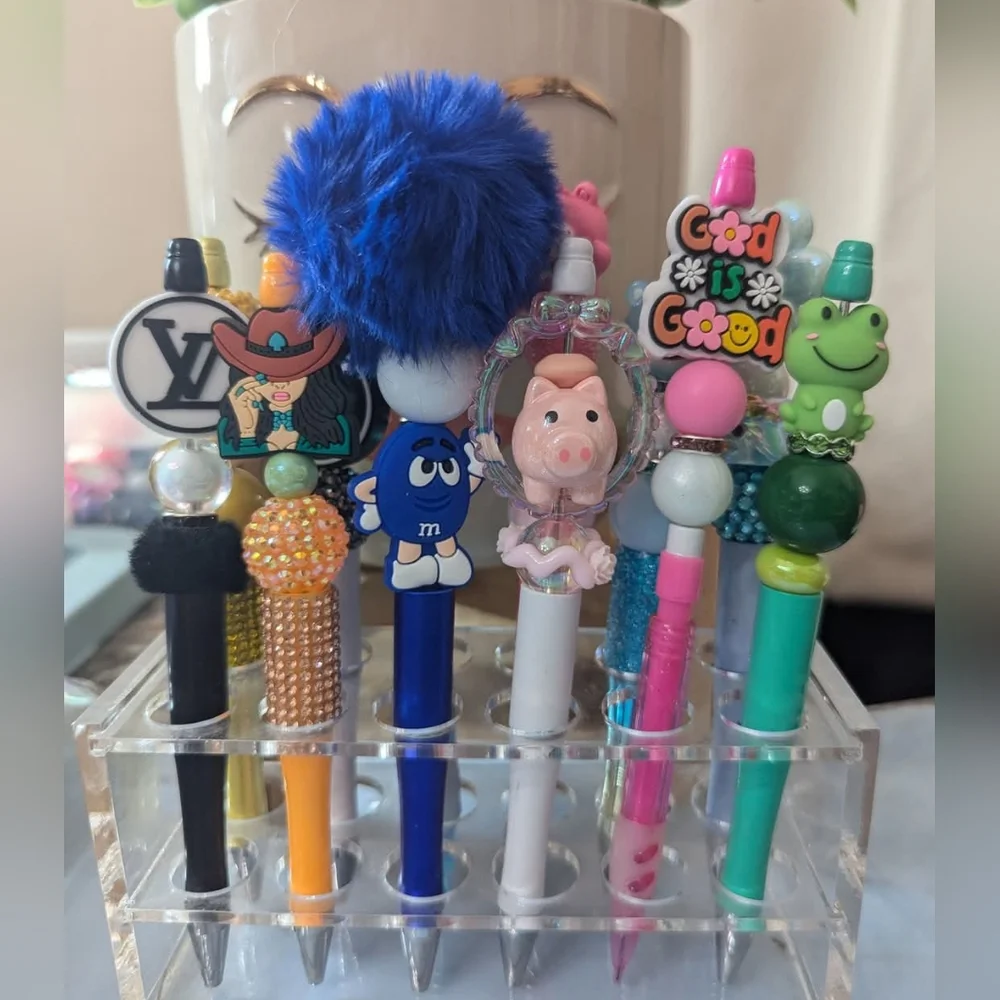 Colorful Character-Themed Kids Toy Pens..Beautiful handmade pens in all styles.